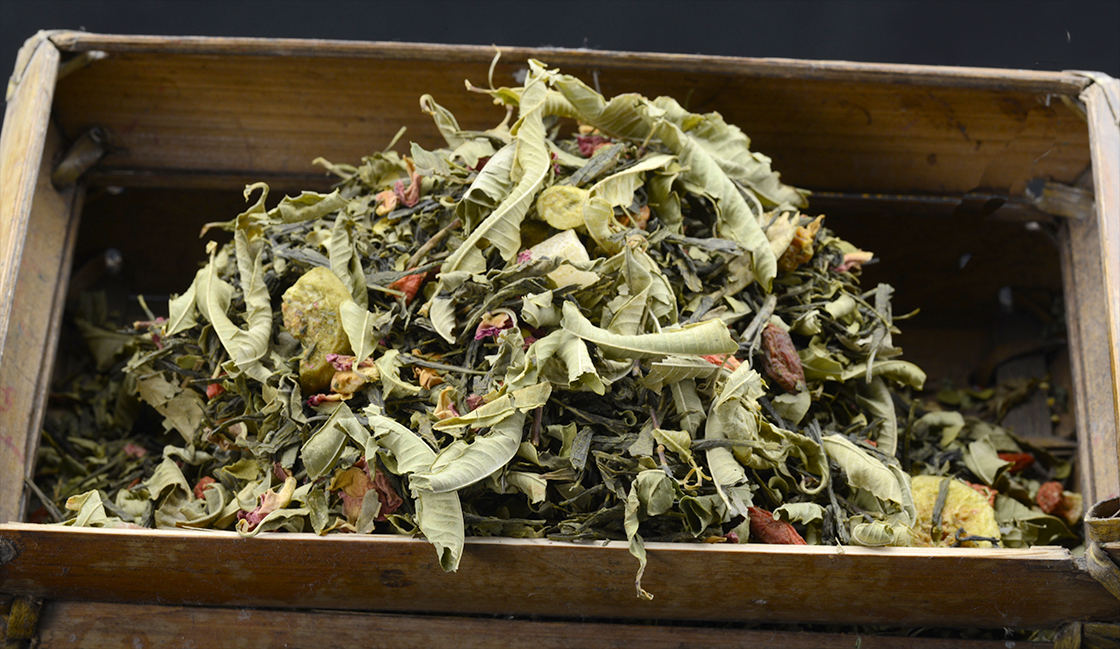 Sencha Moringa ízesített zöld tea