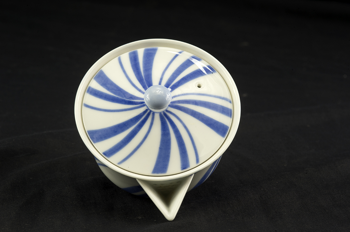 Kyo kézzel festett porcelán hoihin japán teáskanna
