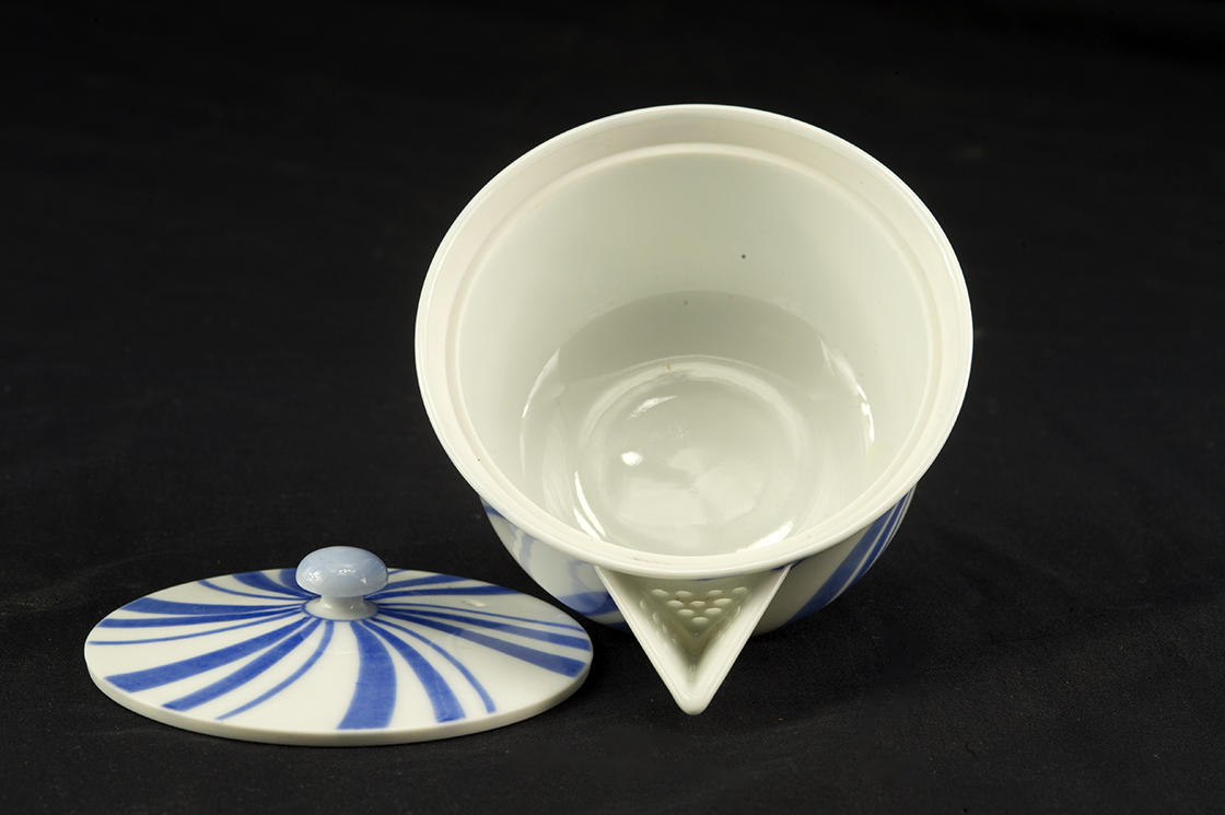 Kyo kézzel festett porcelán hoihin japán teáskanna