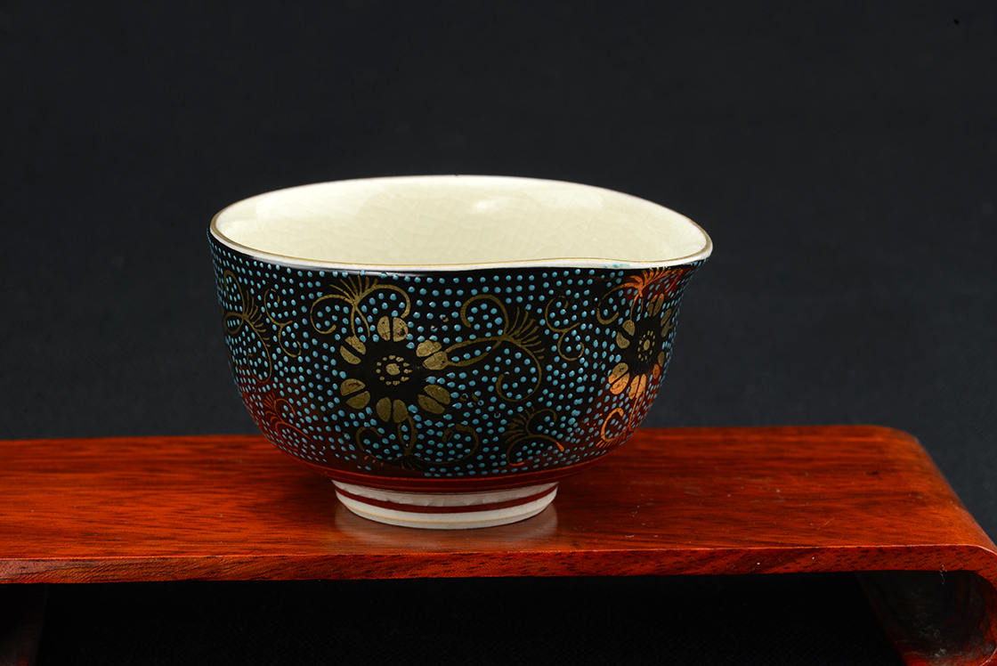 Kutani japán porcelán teáskészlet      