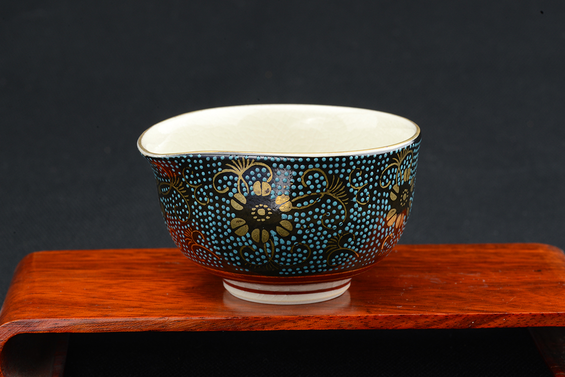 Kutani japán porcelán teáskészlet    