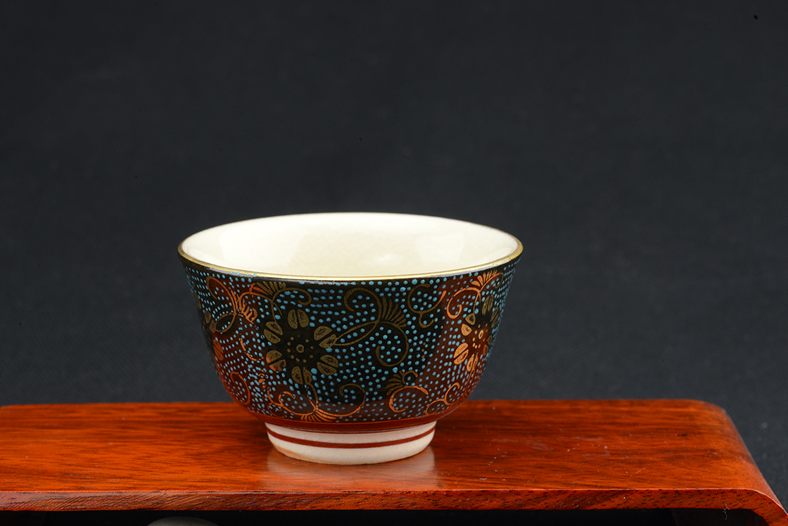 Kutani japán porcelán teáskészlet   