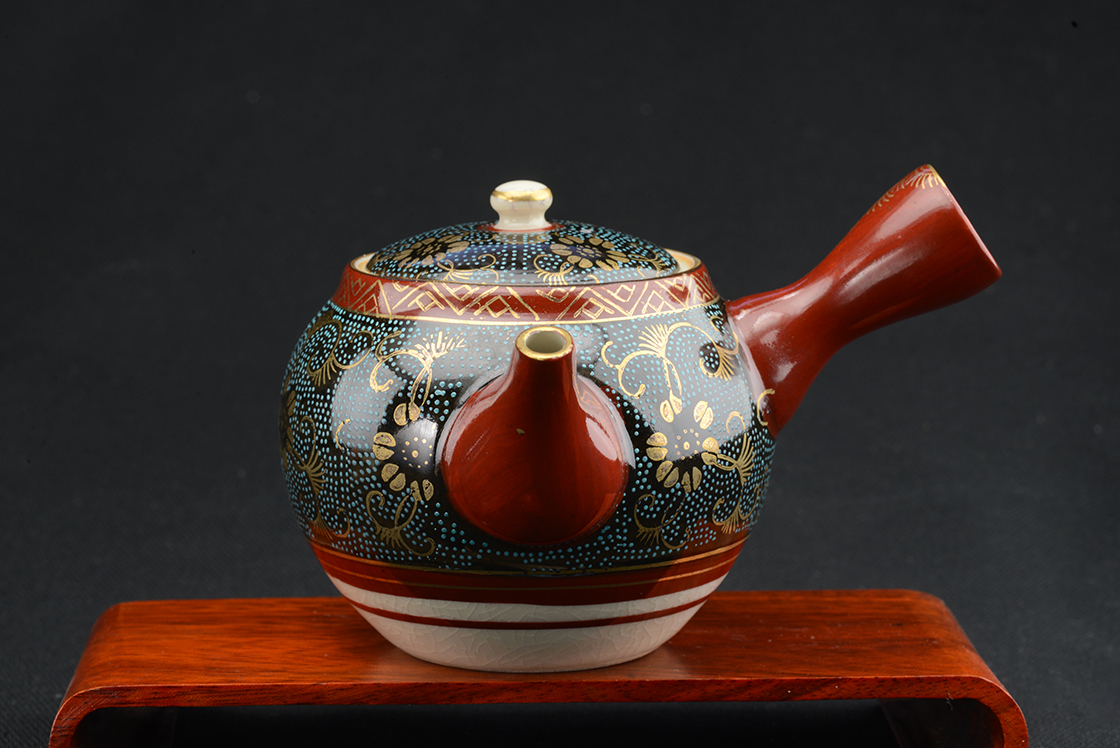 Kutani japán porcelán teáskészlet  