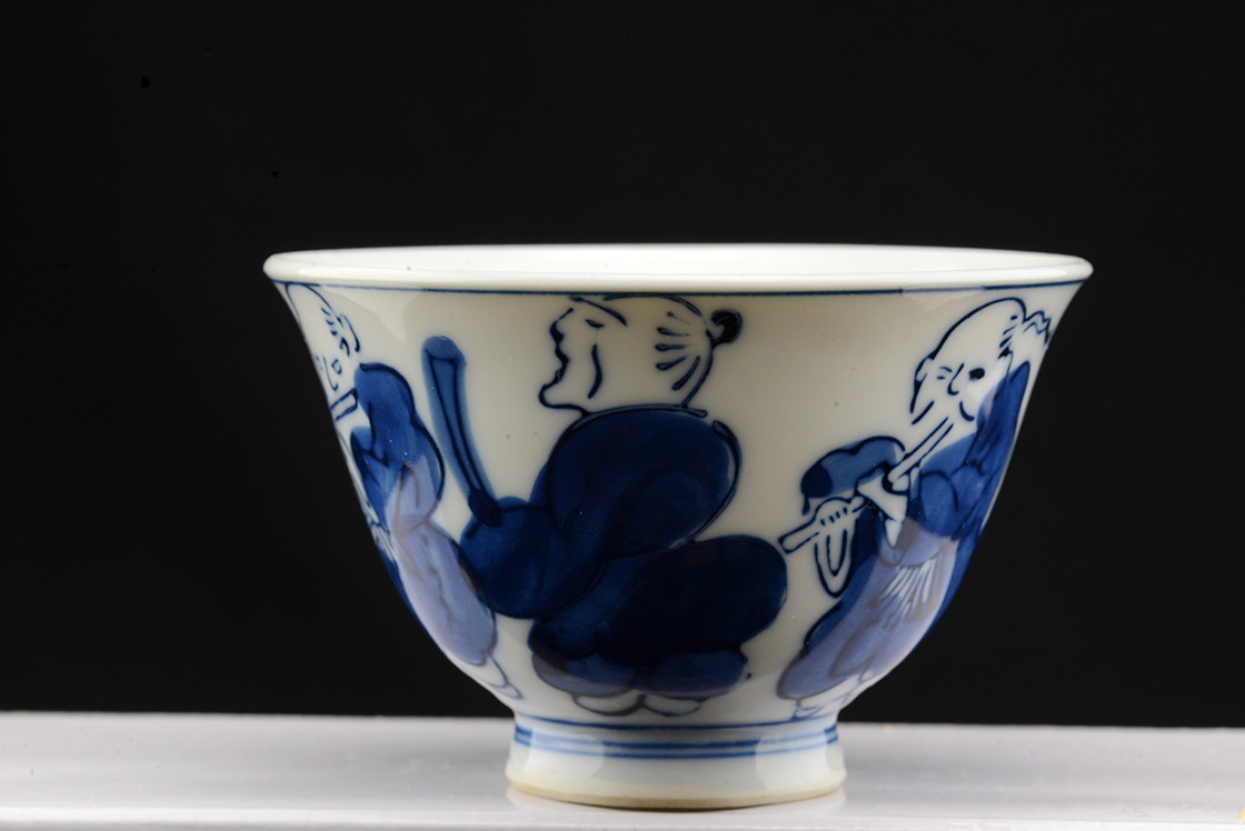 kézzel festett japán  porcelán teáscsésze készlet