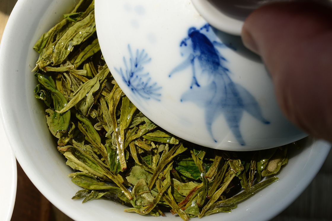 Prémium Shi Feng Long Jing  kínai zöld tea