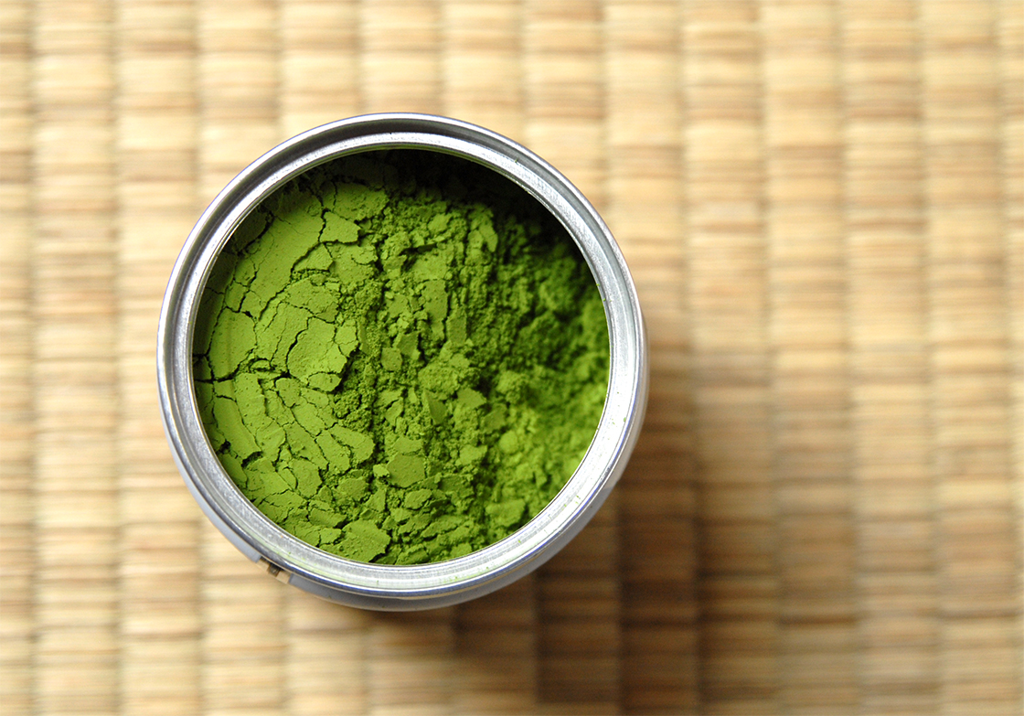 Gabron matcha powdered green tea Marukyu-Koyamaen