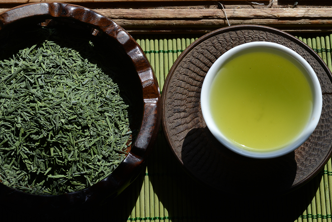 MArukyu-Koyamaen Sencha Asagiri japán matchával kevert zöld tea 