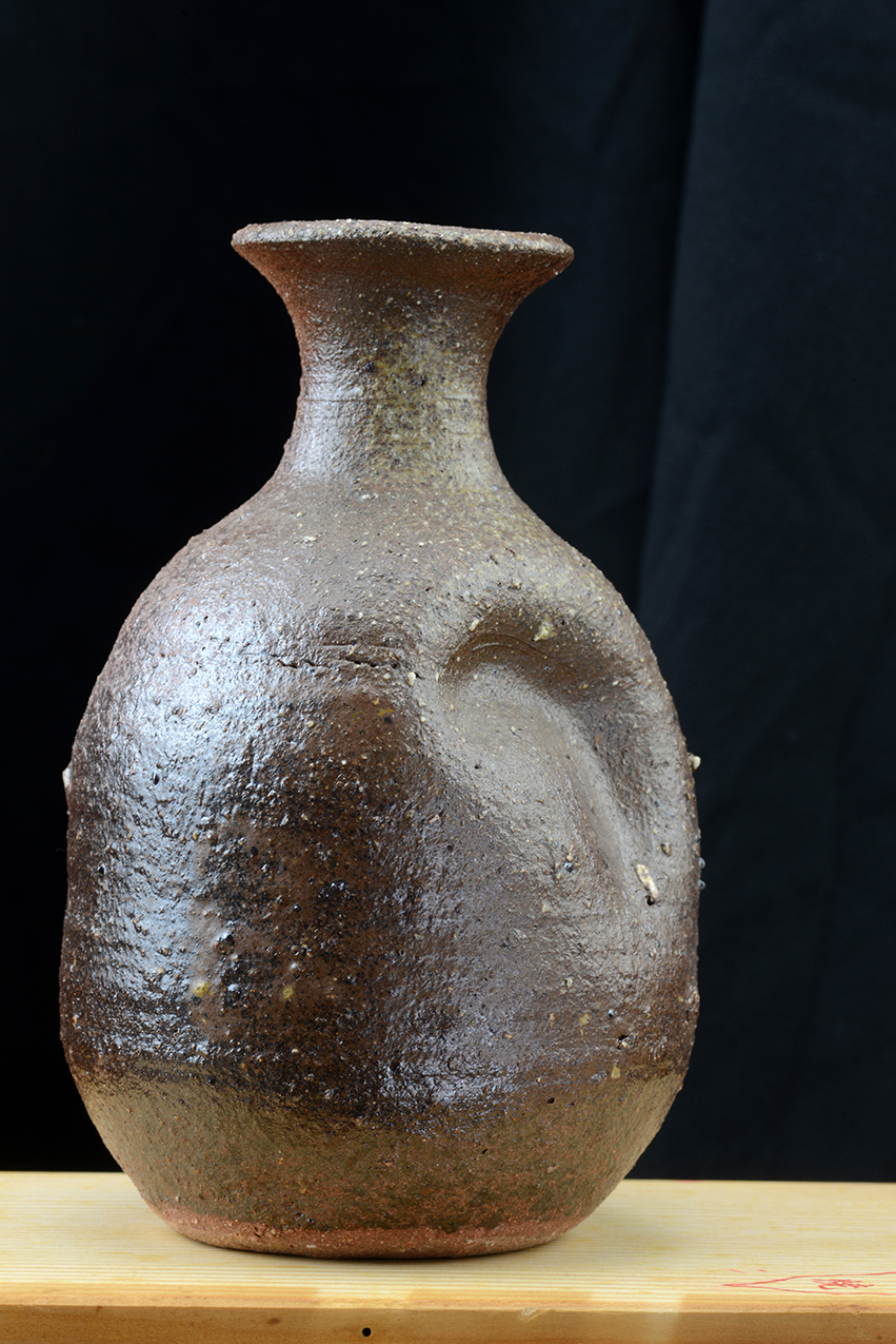 Settsu virágváza Fatüzelésű kemencében égetett váza