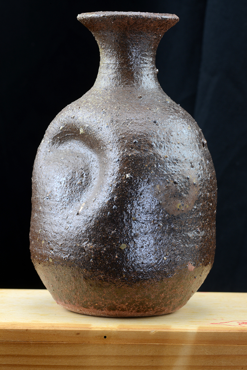 Settsu virágváza Fatüzelésű kemencében égetett váza