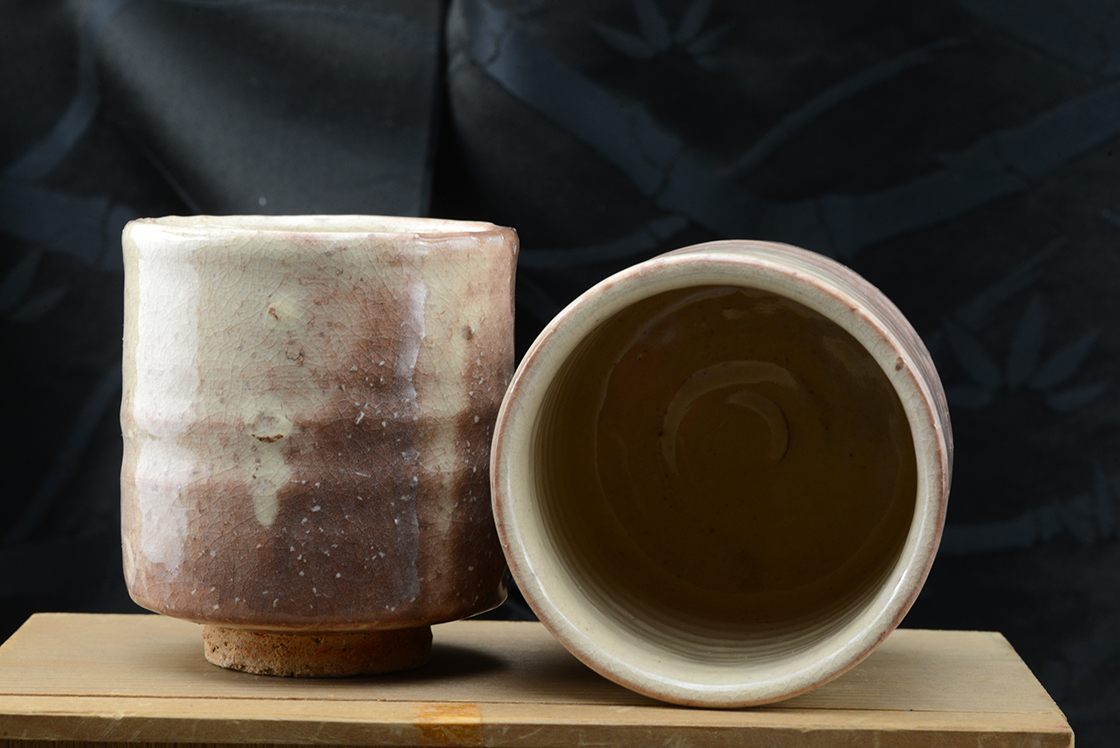hagi yunomi japán  teáscsésze pár