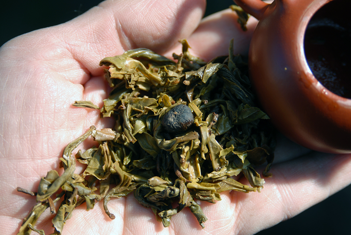 2005 haiwan lao tong zhi sheng puerh tea