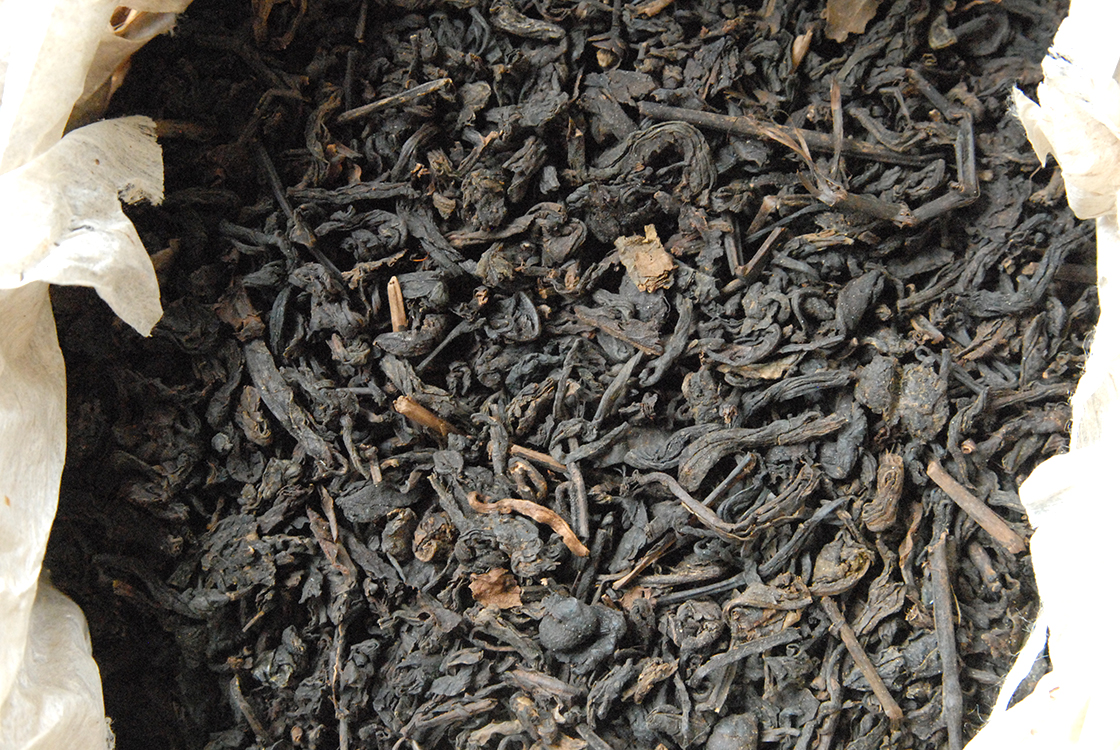 2005 Liu Bao tea kosár