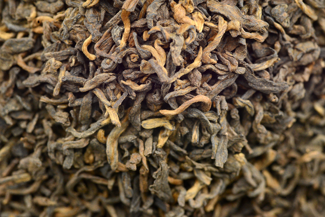 2005 Menghai Gong Ting leveles shu puerh tea