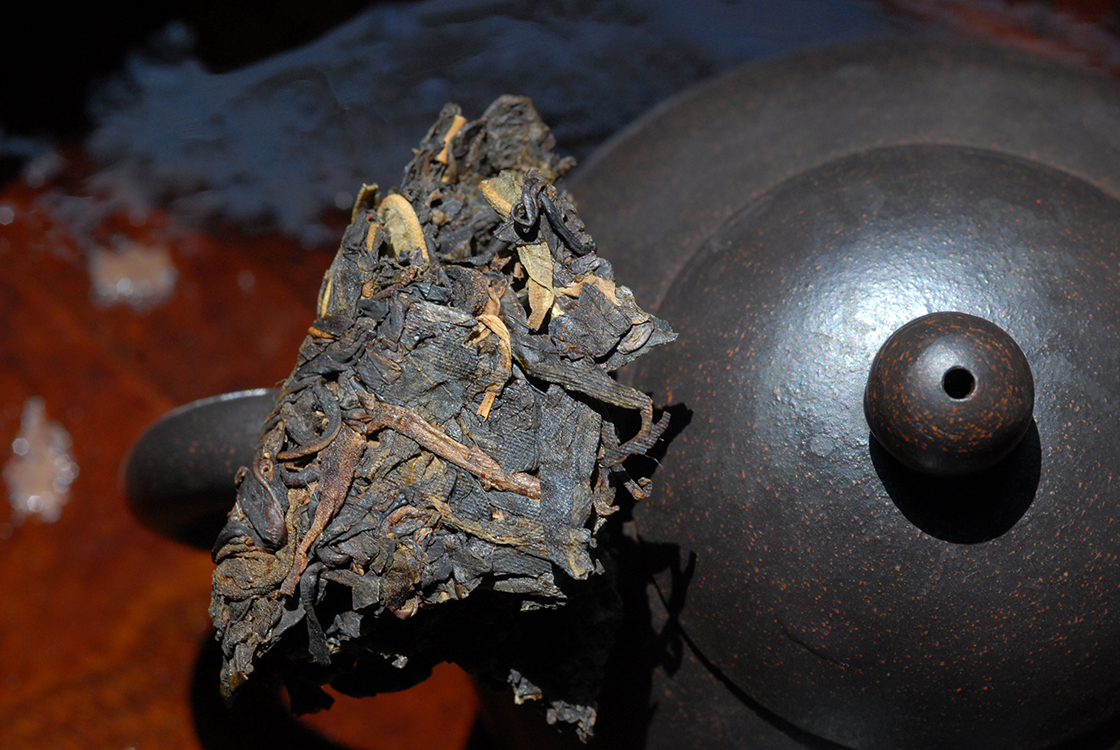 2005 Xiaguan ye sheng vad sheng puerh tea