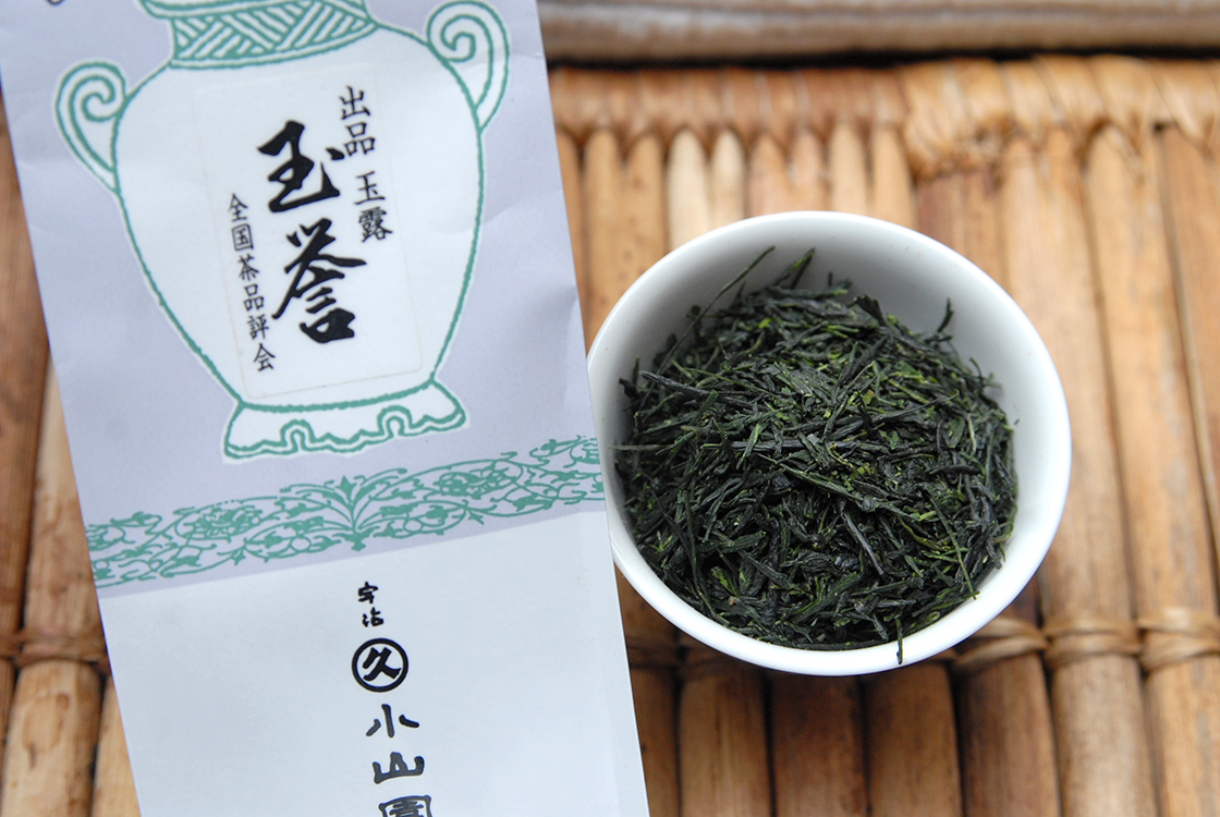 gyokuro tama homare árnyékolt díjnyertes japán zöld tea