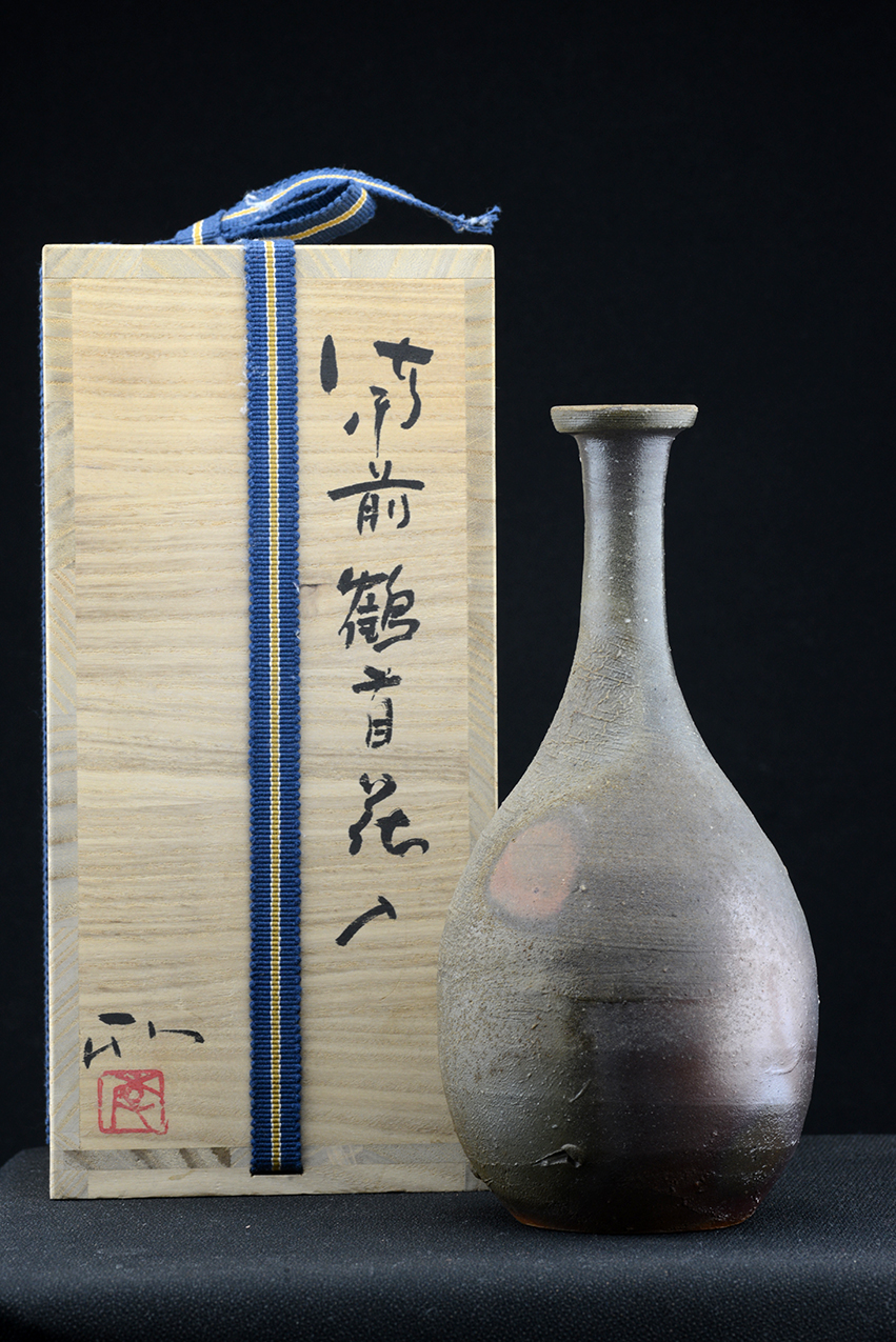 Takaaki Ohira bizen hanaire vase