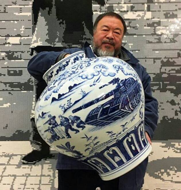 Ai Weiwei porcelán munkái