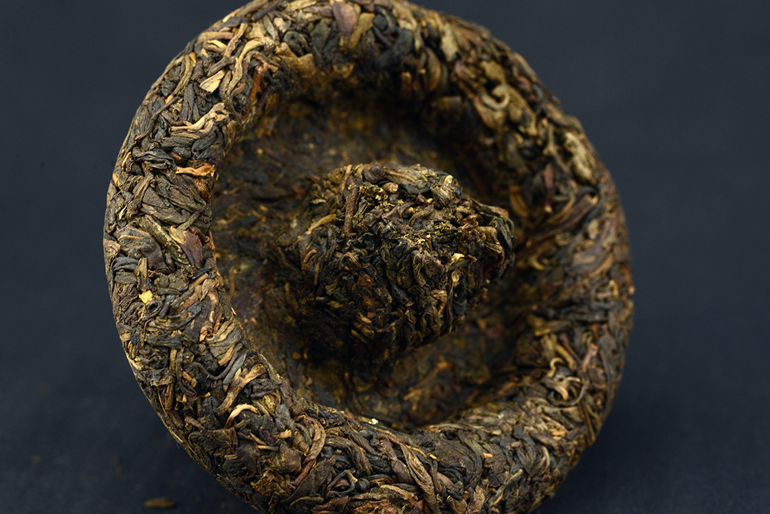 2006 Bulang hegyi gomba alakú sheng puerh tea