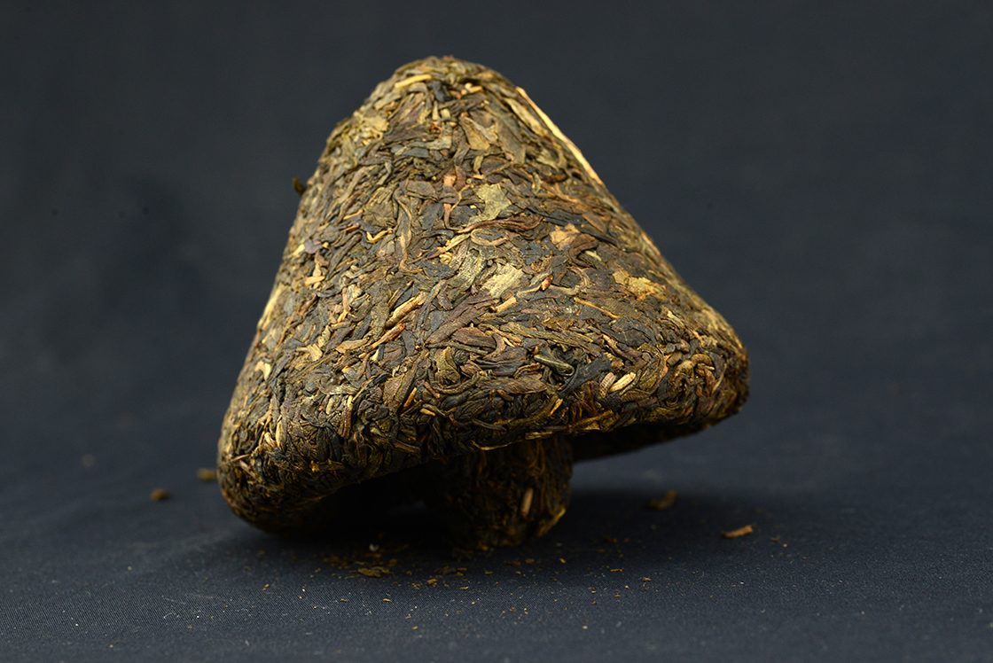 2006 Bulang hegyi gomba alakú sheng puerh tea