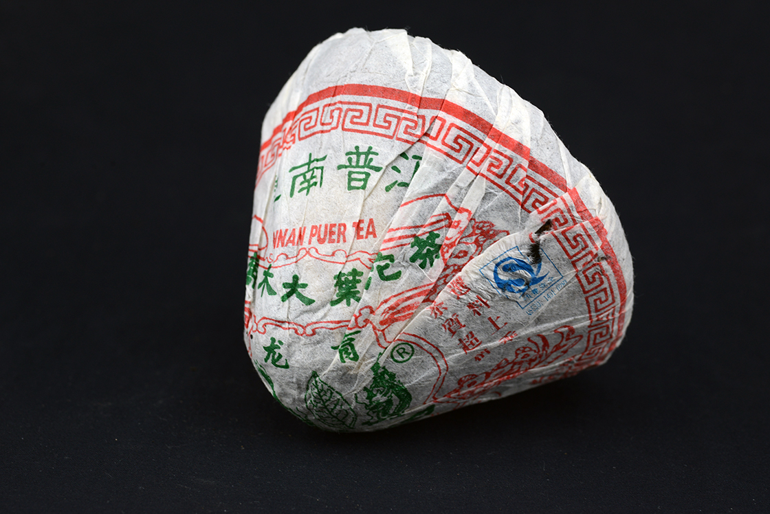 2006 Bulang hegyi gomba alakú sheng puerh tea