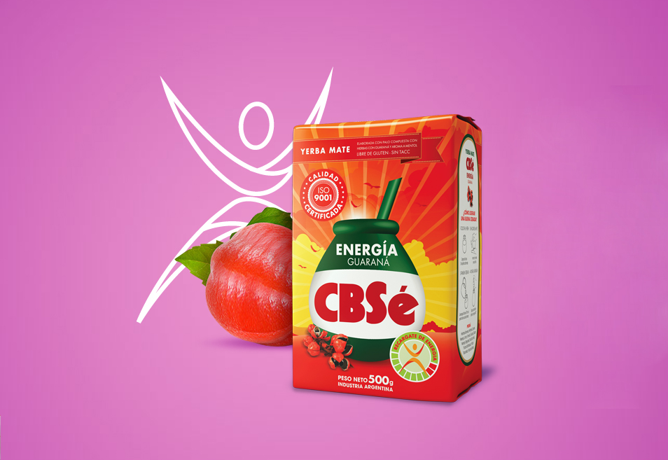 cbsé guaraná mate tea