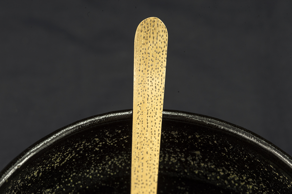 gomodake chashaku matcha teaszedő