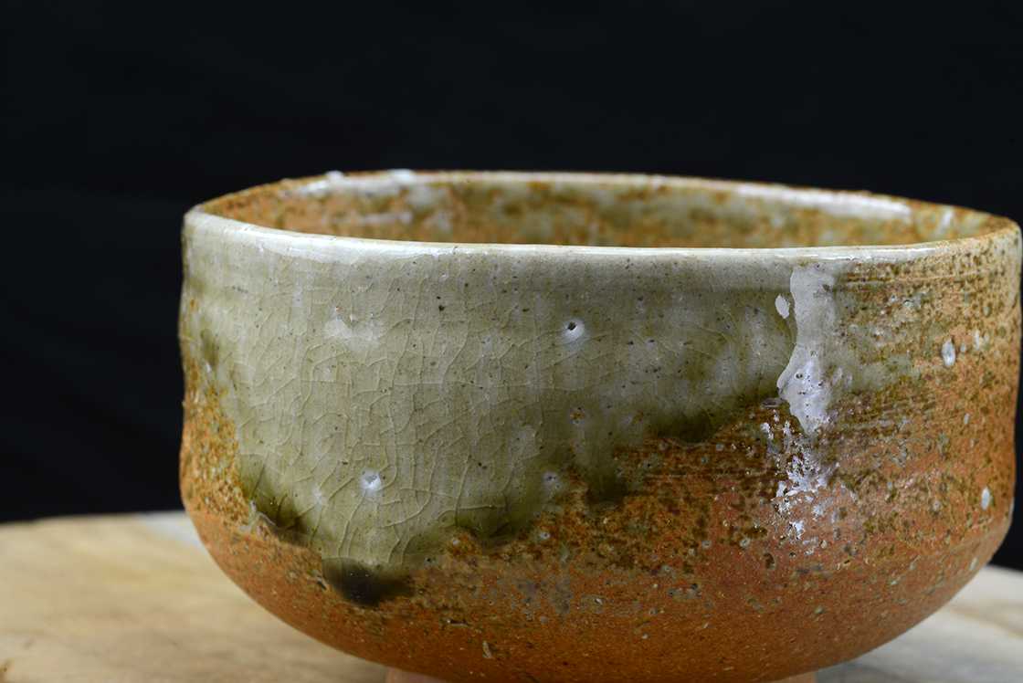 Shigaraki chawan japán matcha teáscsésze