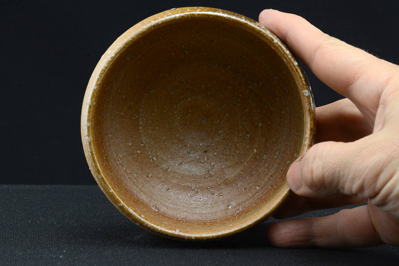 Shigaraki chawan matcha tea bowl