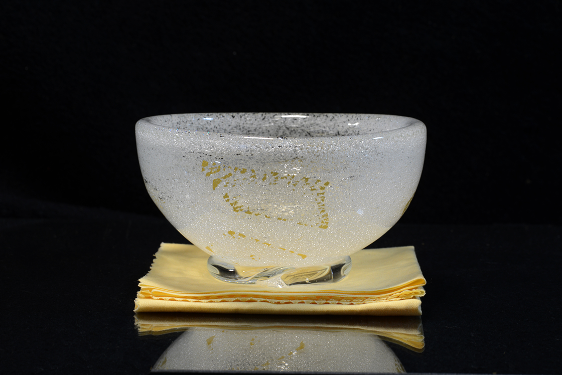 Shosaburo Kato kézműves üveg chawan matcha csésze