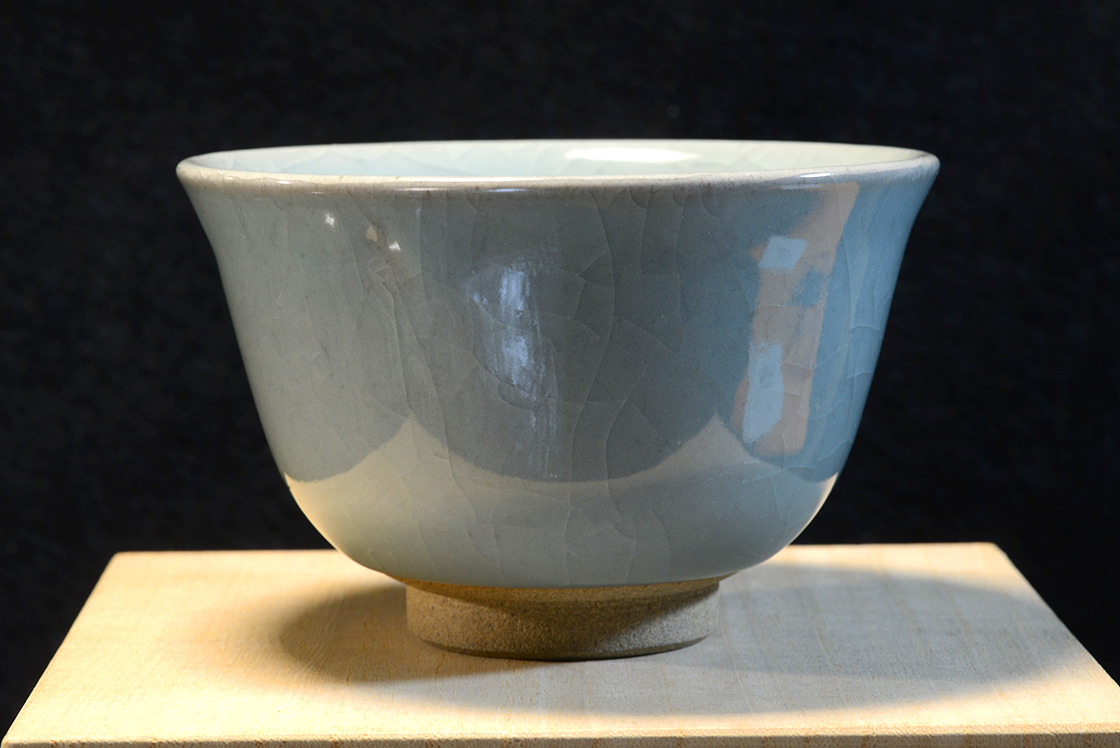 Celadon chawan matcha csésze