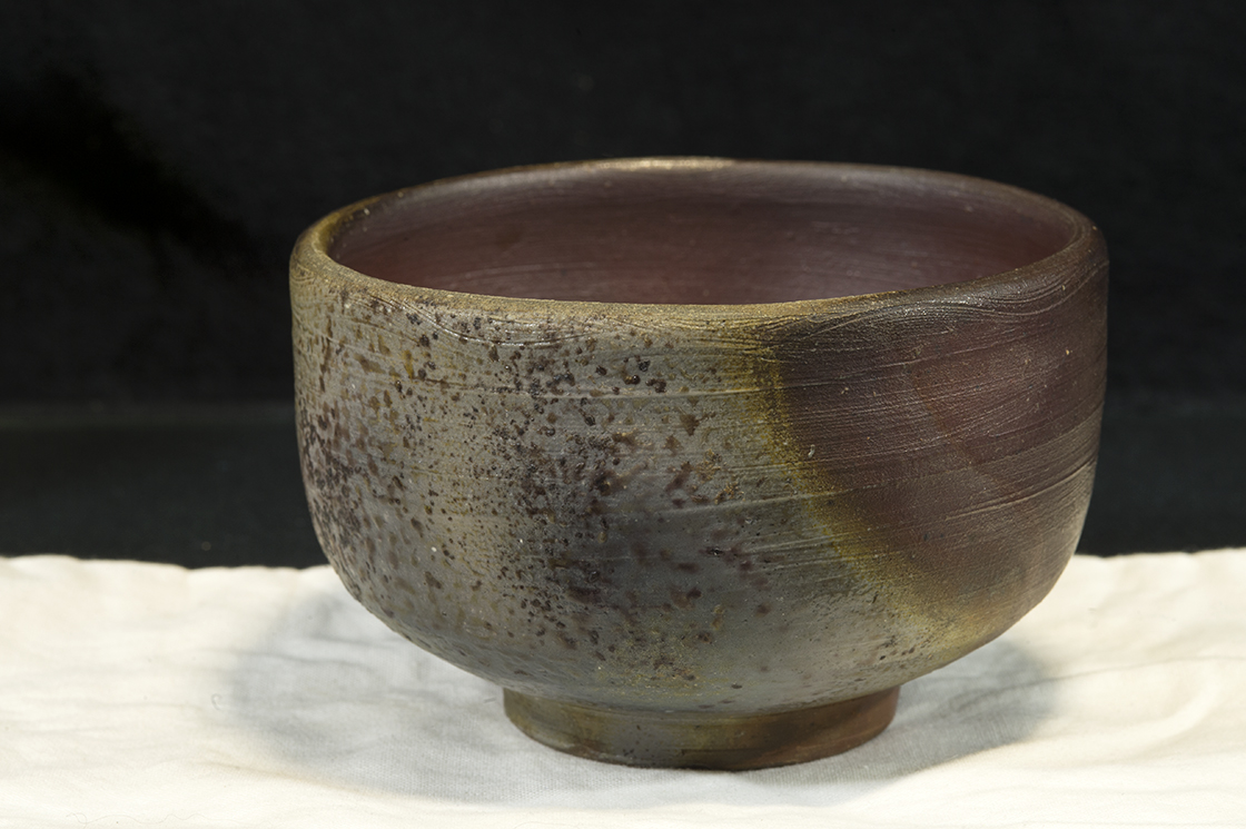 Bizen yaki chawan matcha csésze