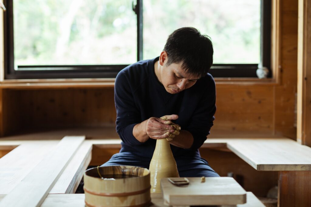 kentaro murayama fatüzes japán matcha teáscsésze