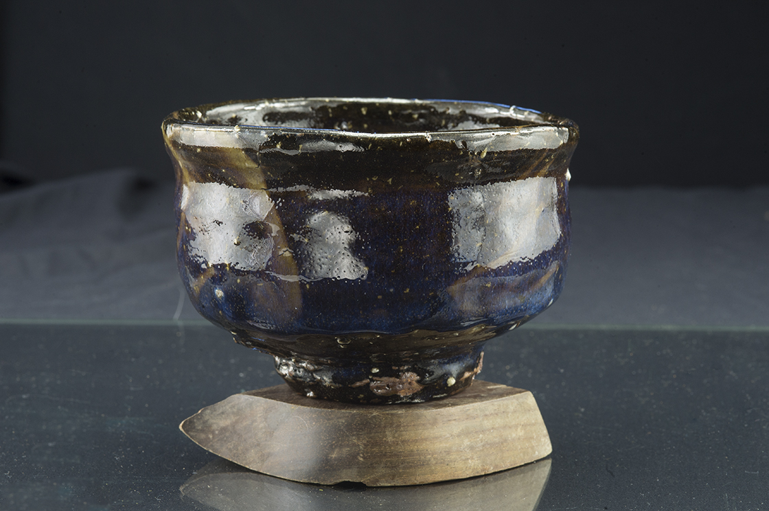 Seigan kobaltkék chawan matcha teáscsésze