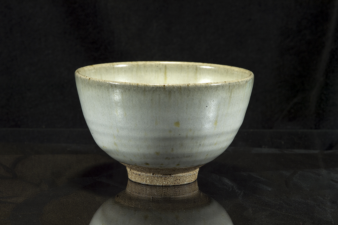 csillámló hótakaró chawan matcha teáscsésze Seiryūgama 青龍窯