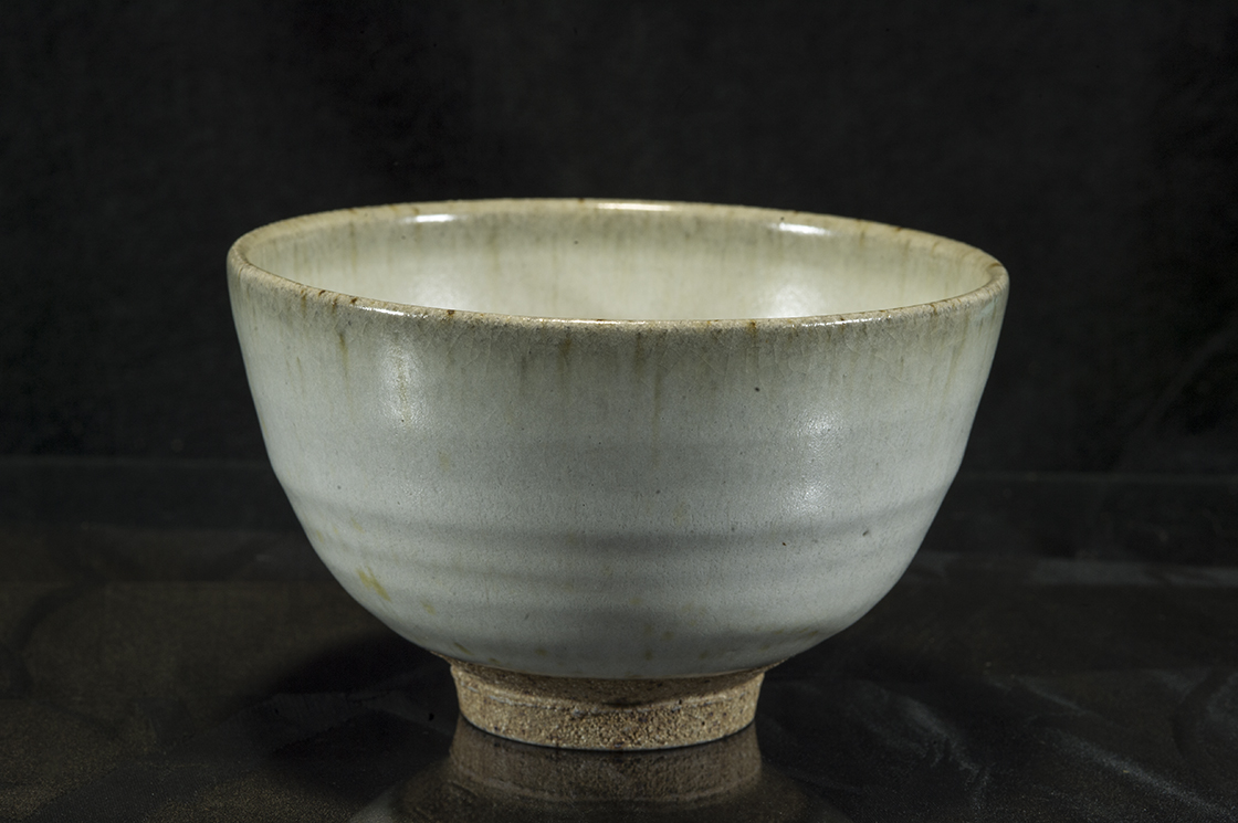 csillámló hótakaró chawan matcha teáscsésze Seiryūgama 青龍窯