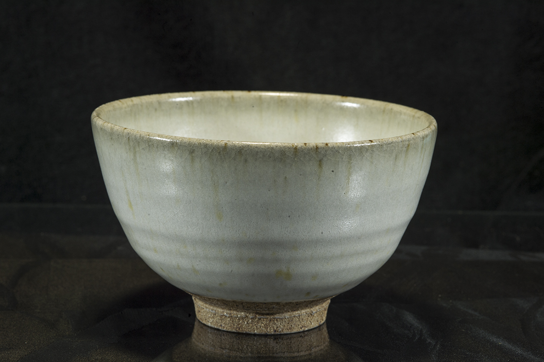 csillámló hótakaró chawan matcha teáscsésze Seiryūgama 青龍窯