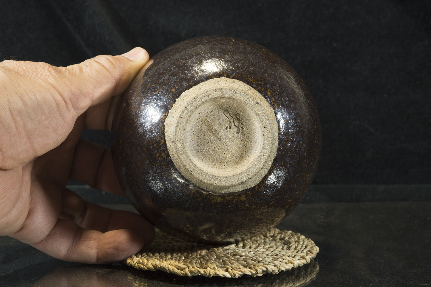 Ryuhei Niwa fekete hó hirashimizu chawan