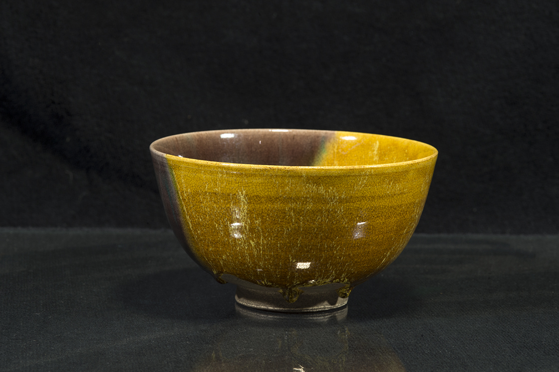Aranyos máz kutani chawan kutani mázas chawan japán matcha csésze