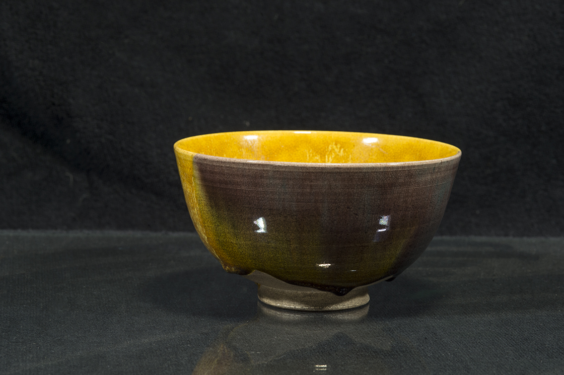 Aranyos máz kutani chawan kutani mázas chawan japán matcha csésze