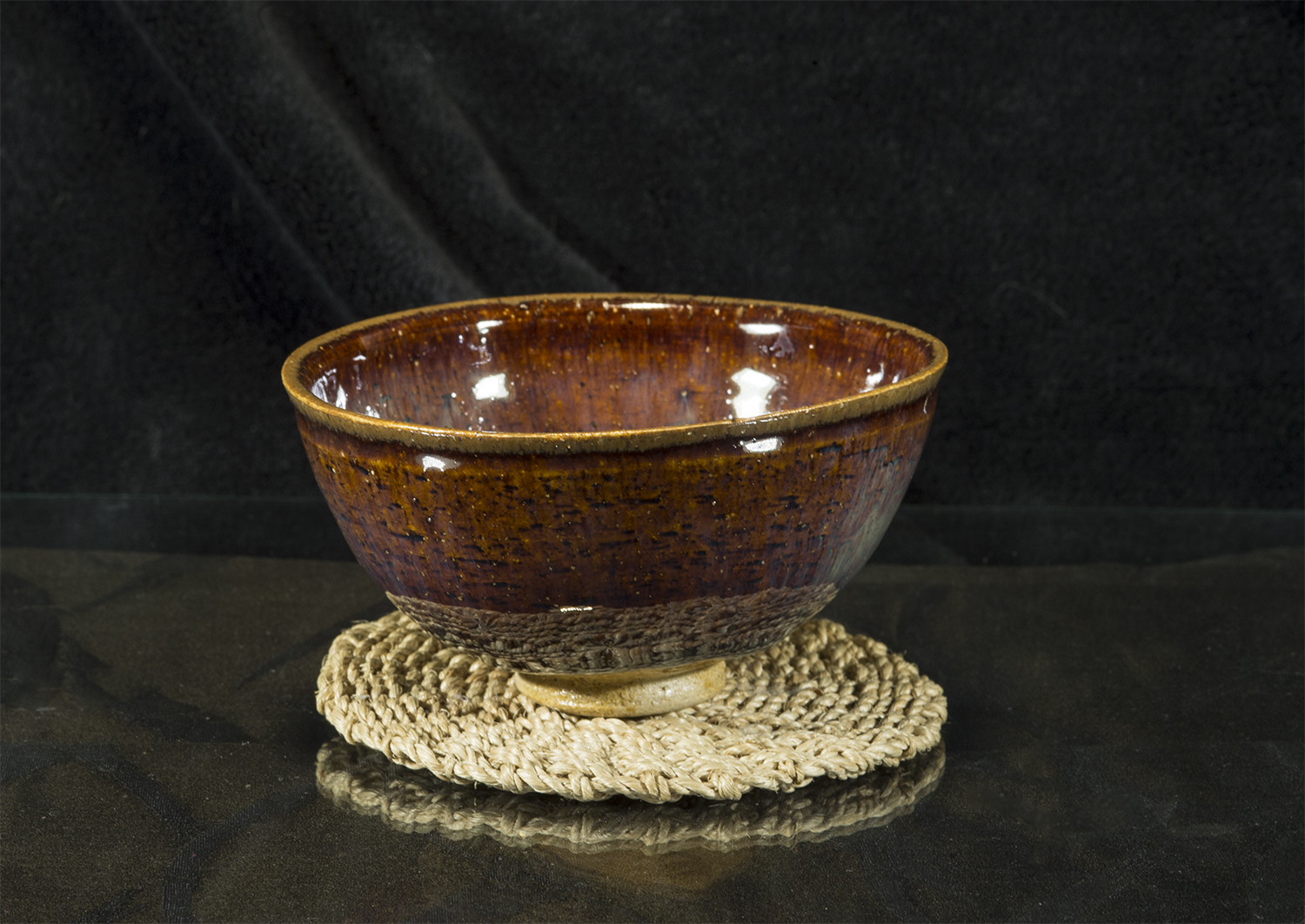 Le Rêve et Amour színes kyo chawan mázas japán matcha teáscsésze