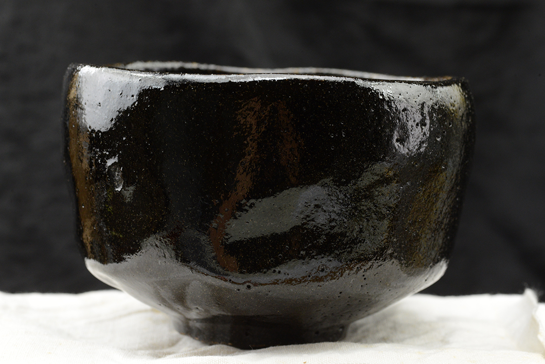 Kuro raku chawan, Marukyu-koyamaen, japán tea