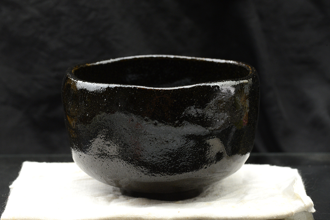 Kuro raku chawan, Marukyu-koyamaen, japán tea