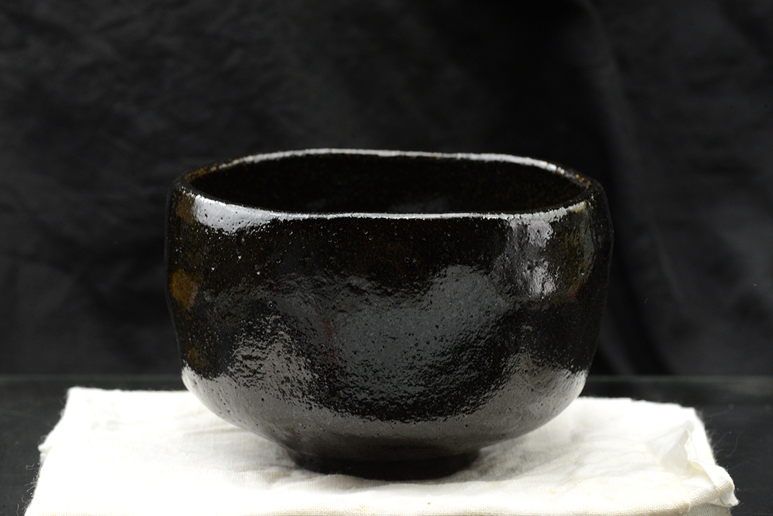 Kuro raku chawan, Marukyu-koyamaen, japán tea