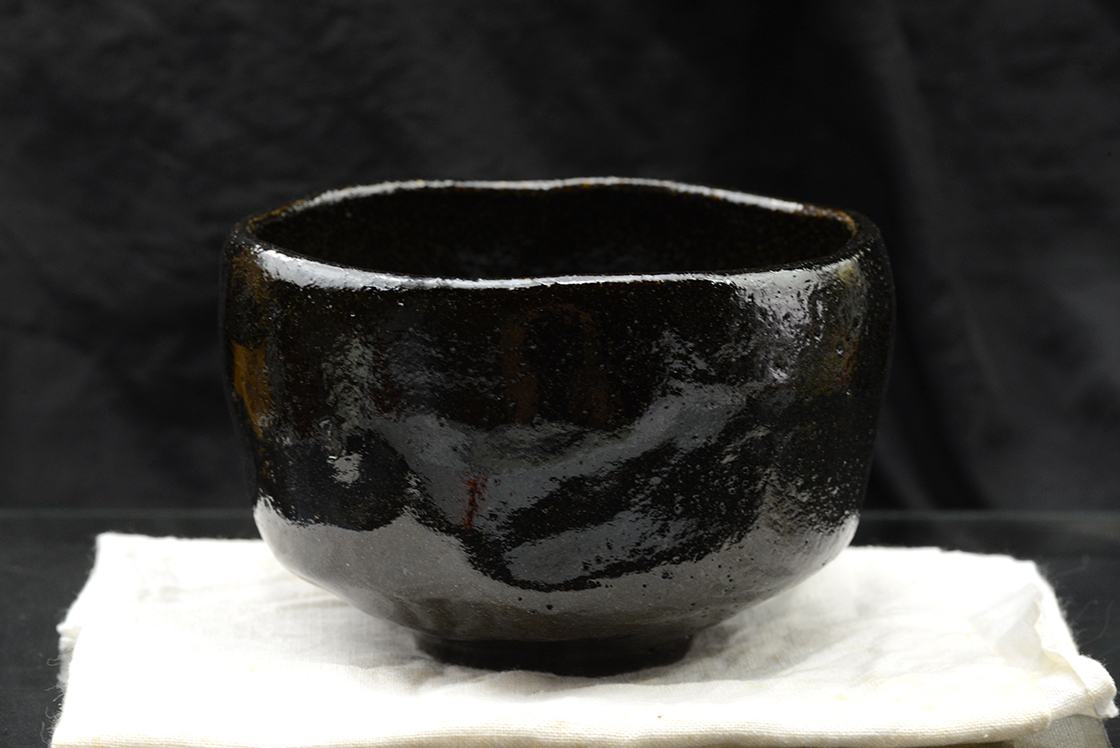 Kuro raku chawan, Marukyu-koyamaen, japán tea