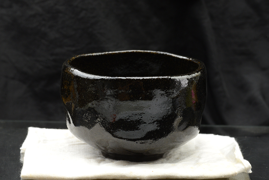 Kuro raku chawan, Marukyu-koyamaen, japán tea