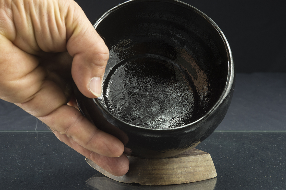 Daitokuji zen templom kuro raku chawan