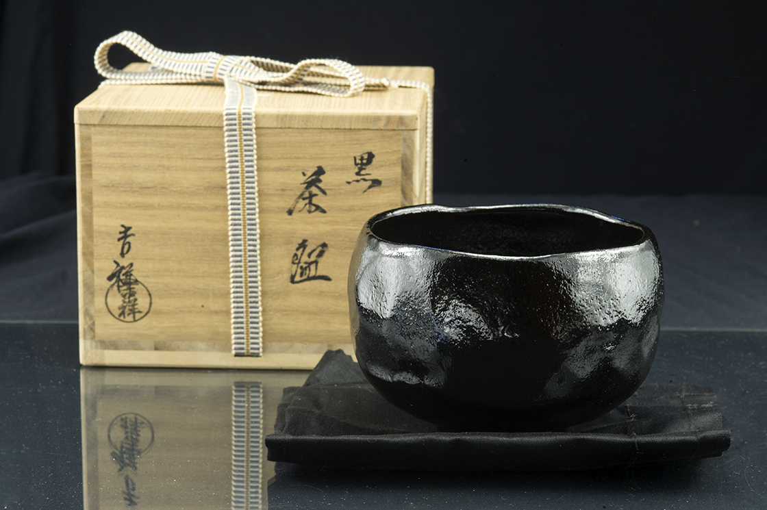 Daitokuji zen templom kuro raku chawan