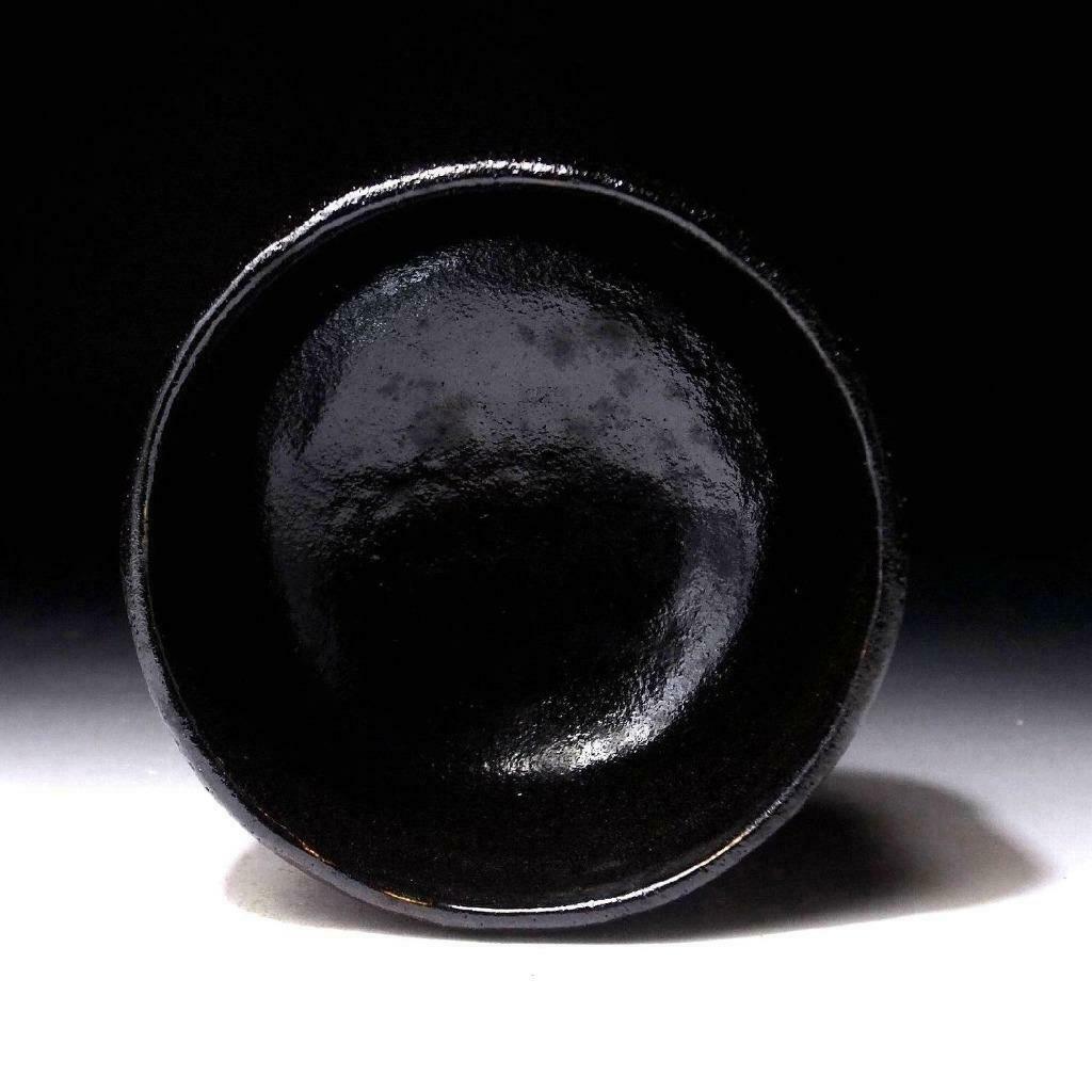 Kuro raku chawan Yamashita Toshiaki