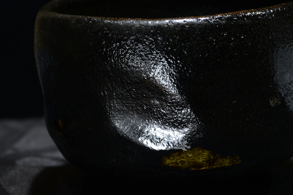 Shunpo inoue kuro raku chawan