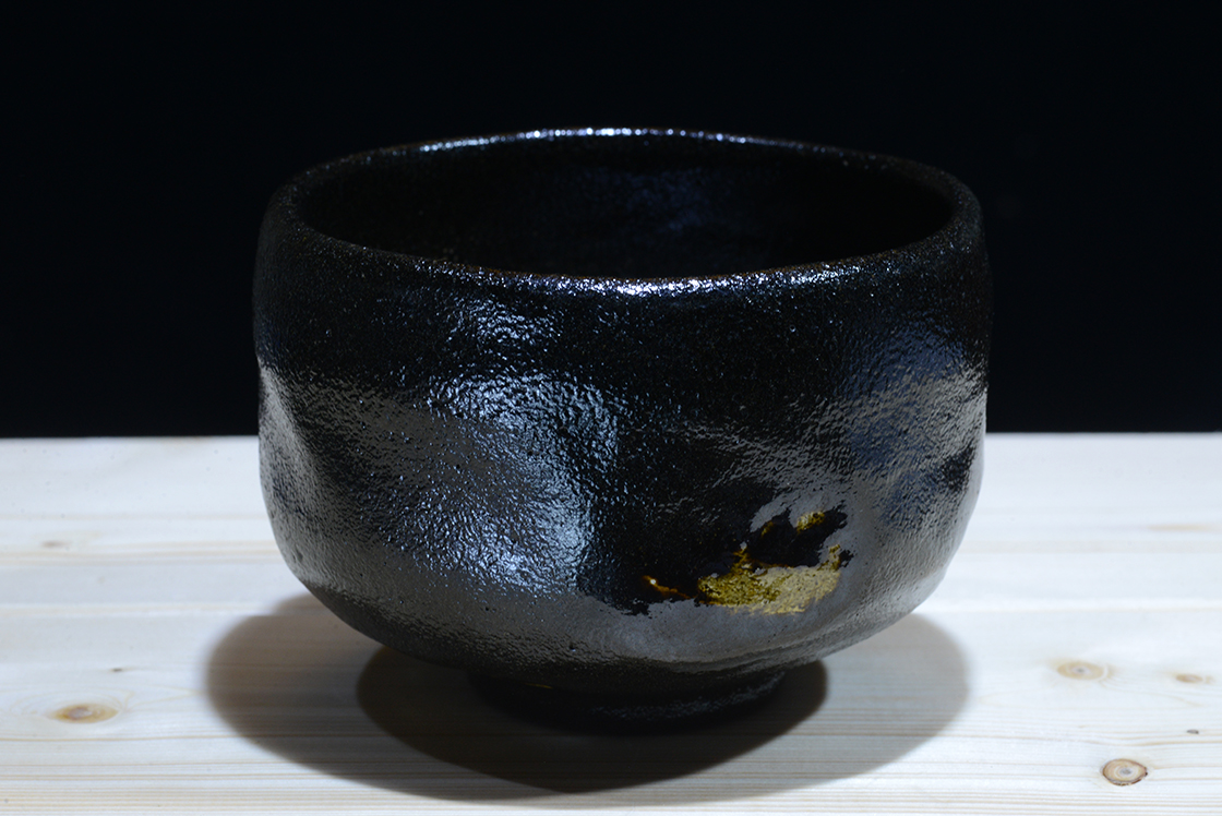 Shunpo inoue kuro raku chawan